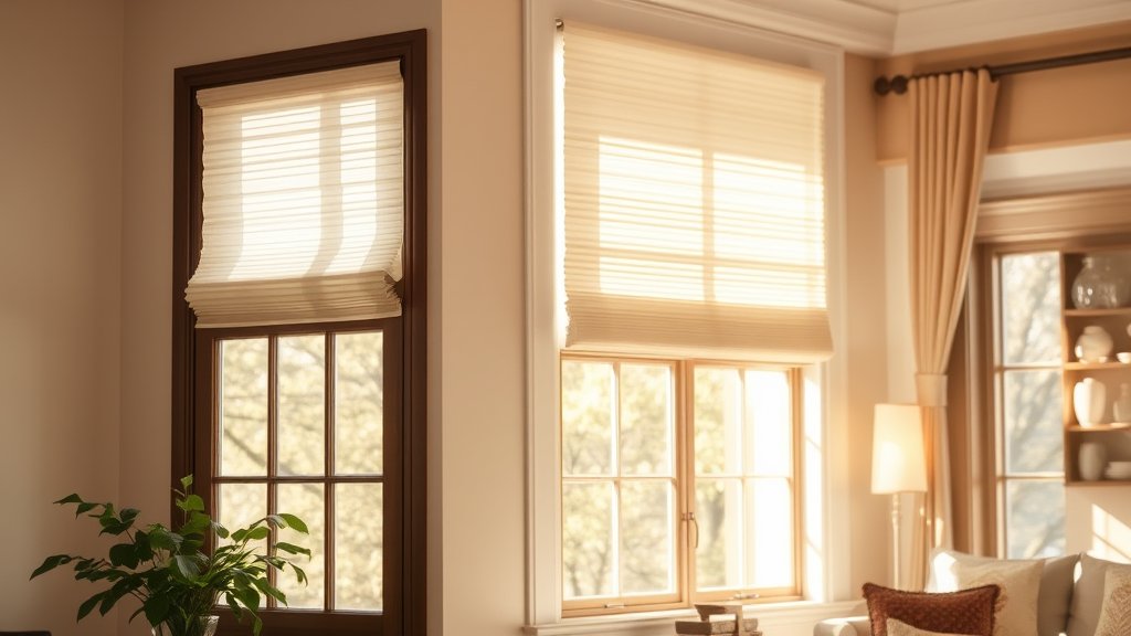 Plissé gordijnen en houten jaloezieën: stijlvol en functioneel